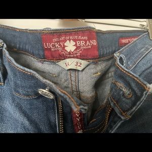 Lucky brand crop jeans, size 14/32